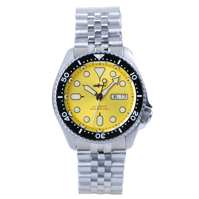 HEIMDALLR Sharkey SKX007 Vintage Diver Watch Mechanical Men Watches 200M Sapphire crystal Luminous NH36 Automatic Movement watch