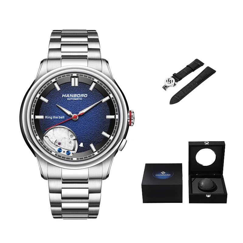HANBORO Chime Series Modified Movement Men's Personalized Automatic Mechanical Watch