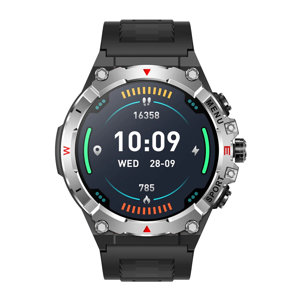 COLMI V76 GPS Smartwatch 1.43" Ultra AMOLED Display Built-in Compass Altimeter Bluetooth Call Smart Watch 500mAh Battery
