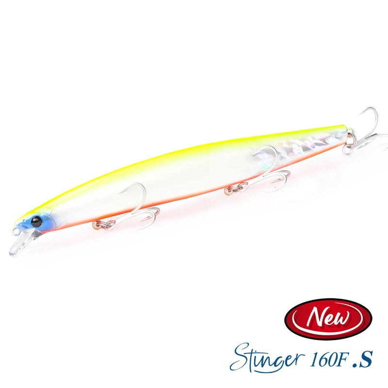 31g Floating Minnow STINGER 160F Saltwater Fishing Lure Ultra-long Casting Hard Baits 500G Large Baits