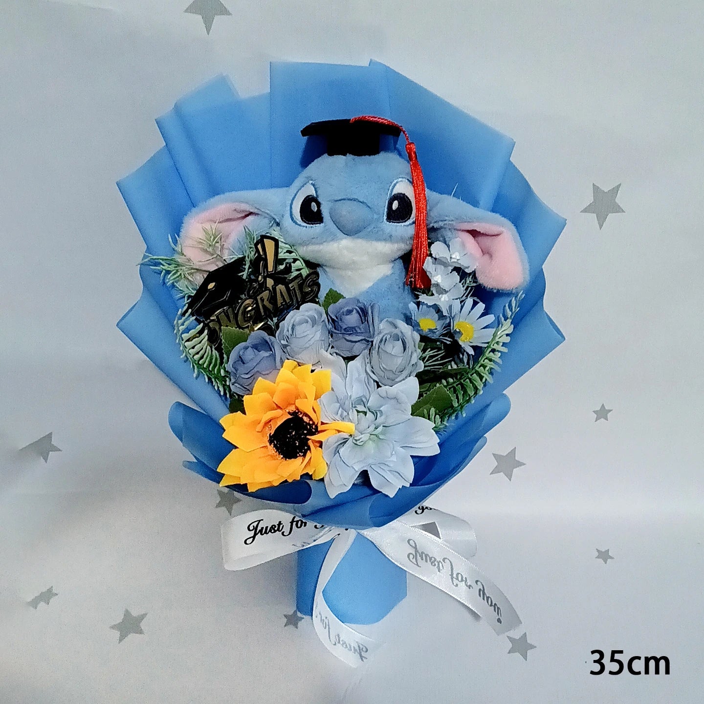 Lilo & Stitch Bouquet Major Holiday Gift PVC Rose Sunflower Anime Stuffed Doll Birthday Girl Valentine'S Christmas Day Girl Gift