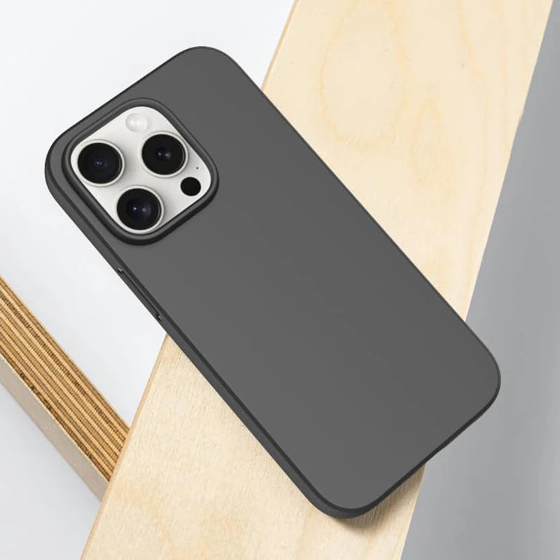 Ultra Thin Matte Silicone Case for iPhone 17 Air 16 15 14 13 12 Mini 11 X S Max XR Cover for iPhone 16E 16 15 14 7 8 Plus SE 2 3