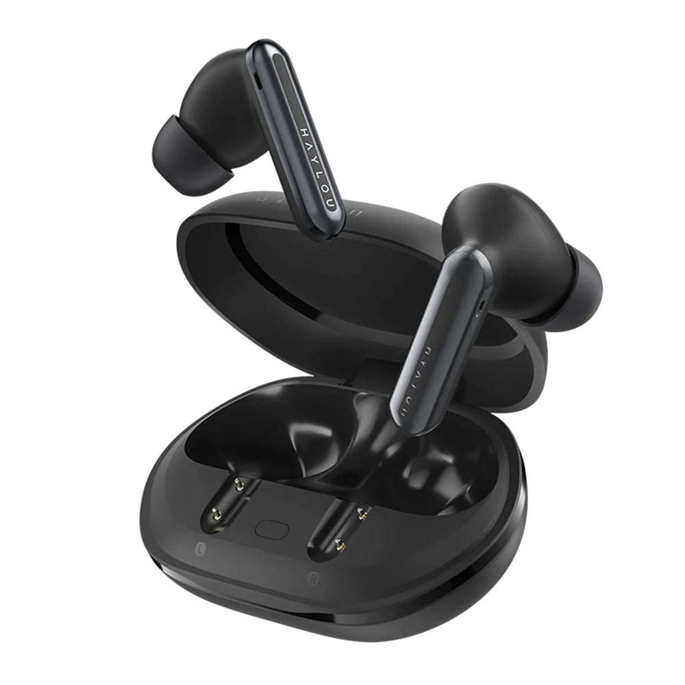 HAYLOU Mori Pro Bluetooth 5.4 Earphones Wireless 43dB Adaptive Noise Cancellation Earbuds 6 Mic Headphones 28H Battery Life