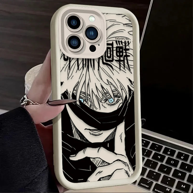Anime Jujutsu Kaisen Phone Case for IPhone 17 Air 16 16E 15 14 13 12 11 Pro Max X XS X S Max XR SE 2020 SE4 7 8 Soft Back Cover