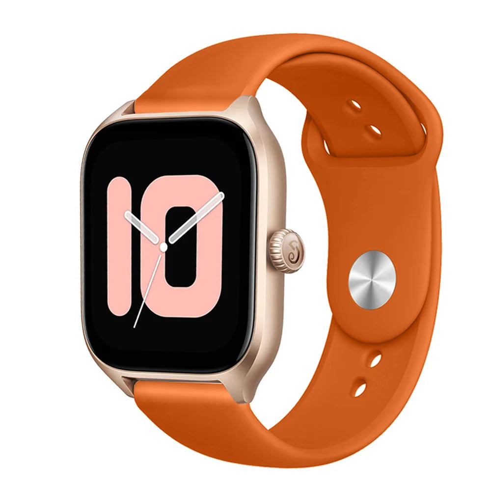 Silicone band For Amazfit GTS 3/2/2e/GTS2 Mini/GTR 42mm/47mm/GTR 3/3 Pro/2/2e Sport Watch Bracelet Amazfit bip 6 strap