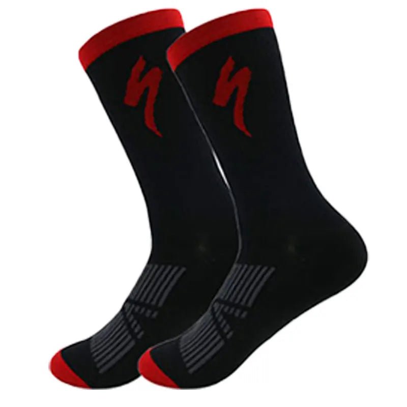 1 pair of non - slip, breathable and sweat absorbent fitness running training socks Basketball football sports socks - Japan 4 All