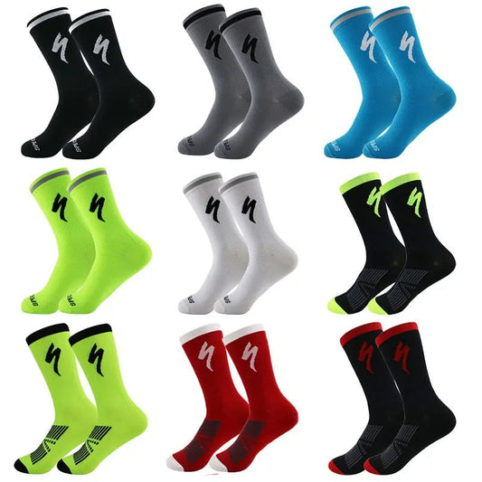 1 pair of non - slip, breathable and sweat absorbent fitness running training socks Basketball football sports socks - Japan 4 All