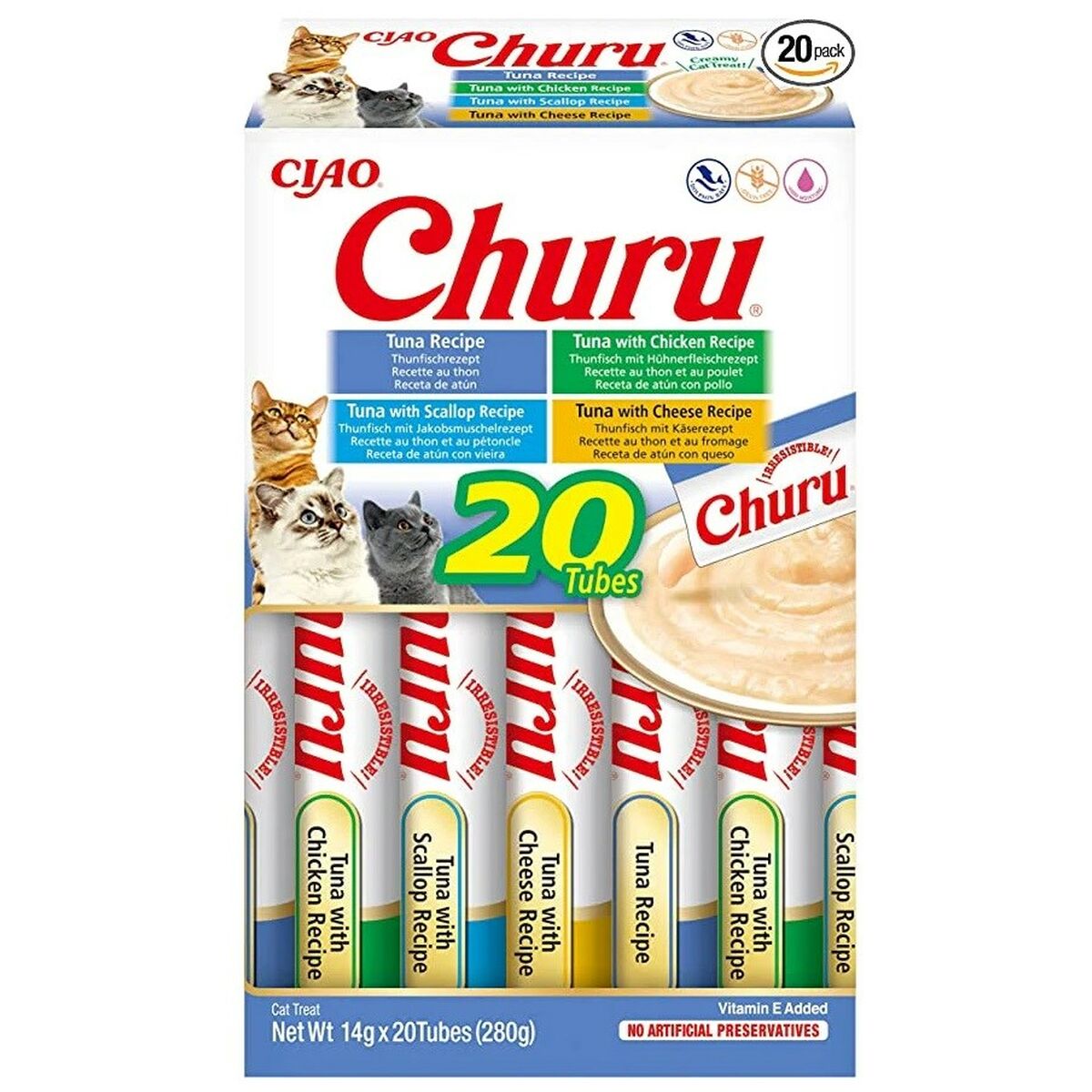 Snack for Cats Inaba Churu Variety box Tuna Fish-0