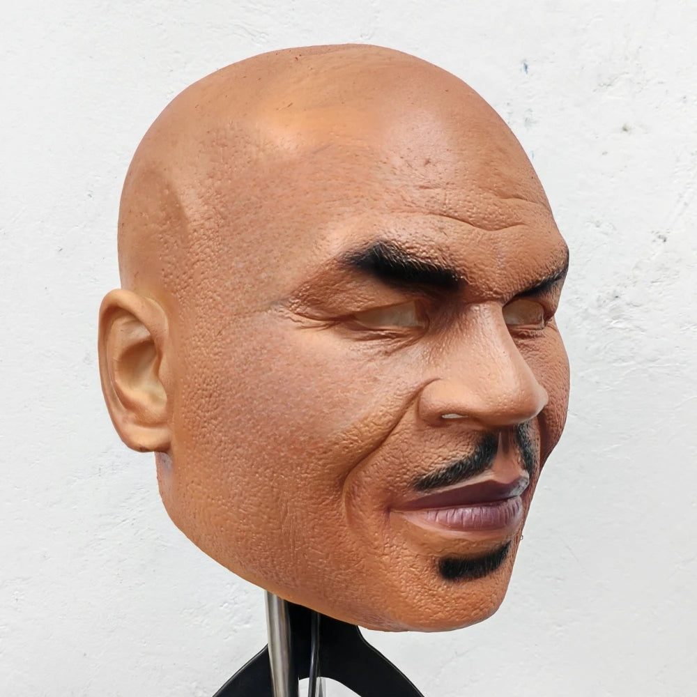 Mike Tyson Mask Man Boxing Champion Realistic Head Cover Fancy Dress Party Halloween Carnival Celebrity Cosplay Costume Props