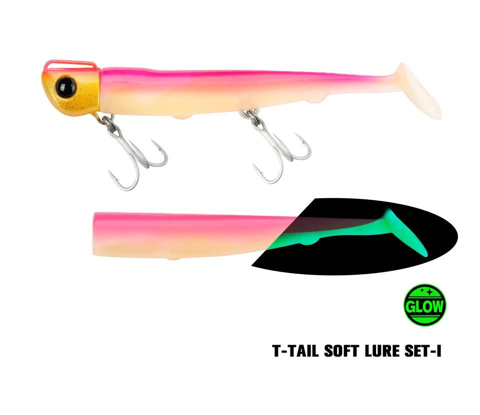 Soft Worm 110mm 35g Ultra Long Casting Fishing Lure For Seabass Flounder Sea Fishing Soft Bait With Jig Hooks