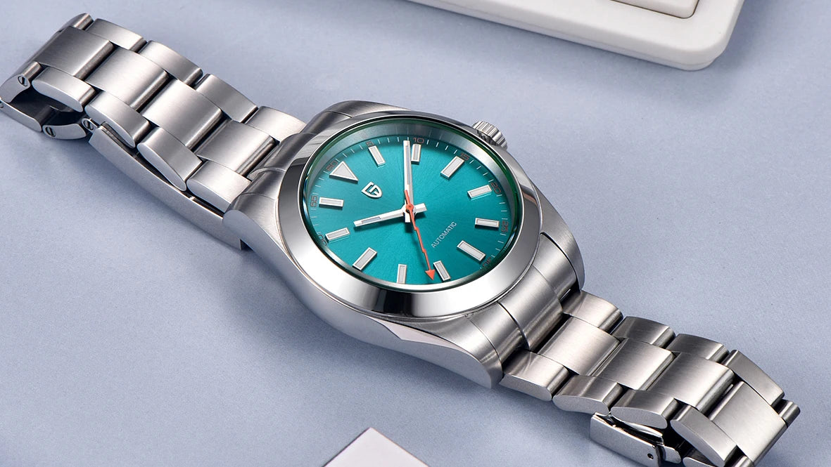 PAGANI New Z-Blue Men's Mechanical Watches Luxury Sapphire Glass Automatic Watch For Men NH35A Stainless steel Clock