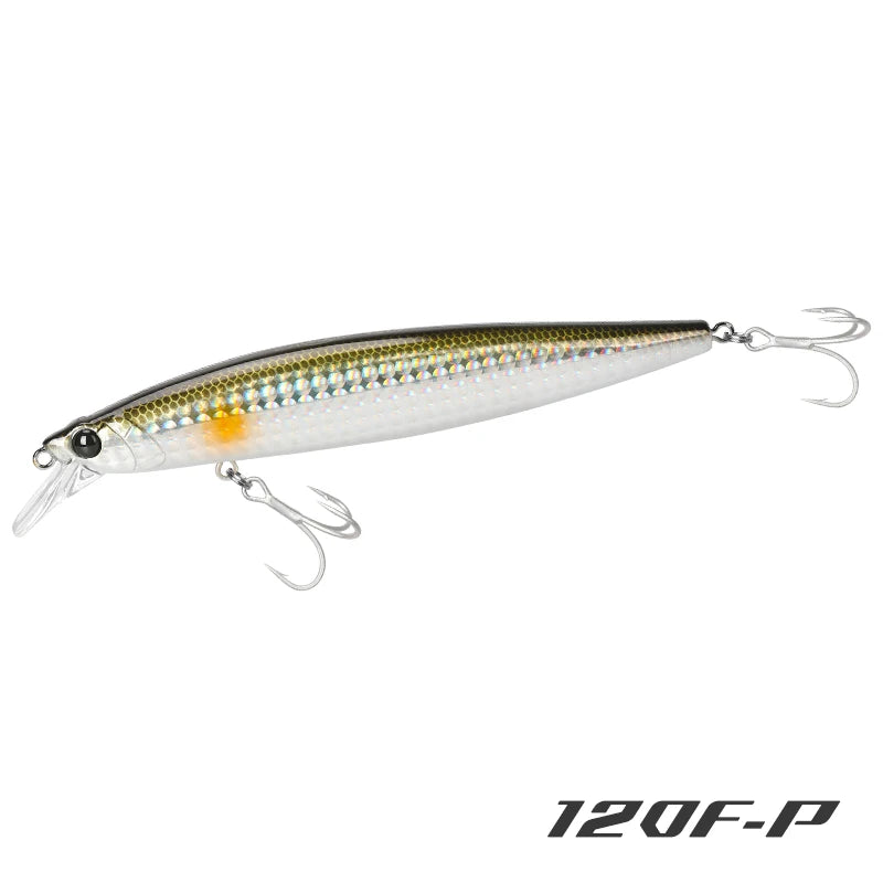 Floating Minnow 120mm 19g Long Casting Sea Fishing Lure STINGER  Center Of Gravity Hard Baits