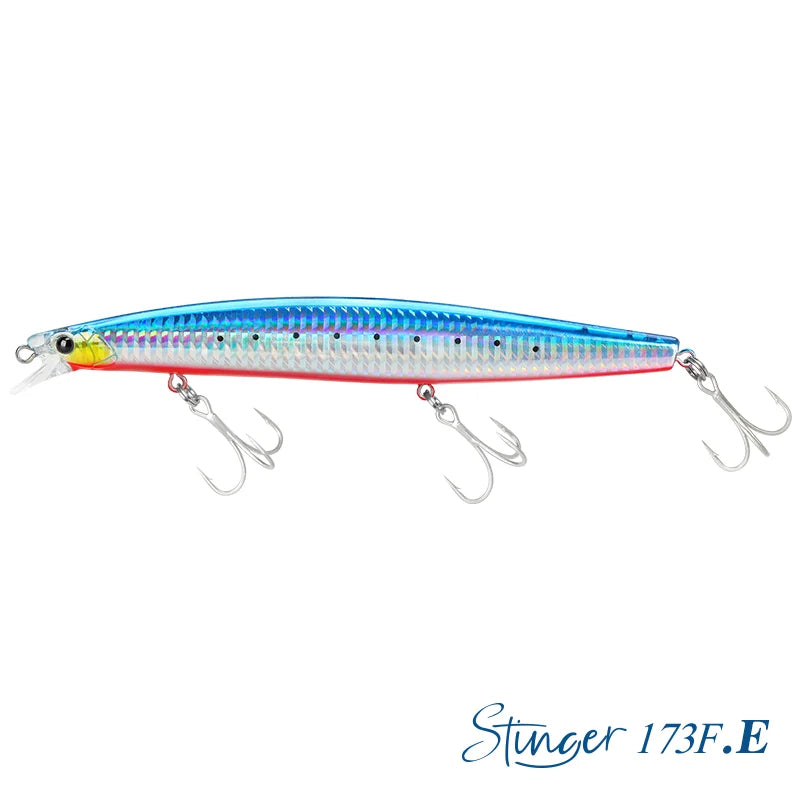 Ultra-long Casting Floating Minnow 173mm 37.5g Saltwater Fishing Lure STINGER Artificial Large Hard Baits