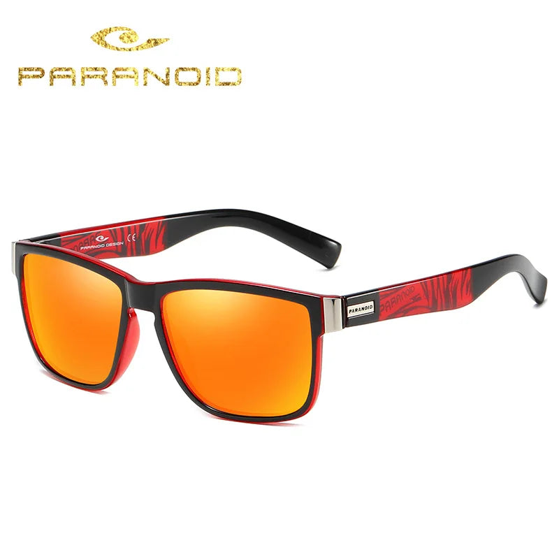 Cycling Fishing Sunglasses Men's HD Polarized Driving Sunglasses Wholesale P1518 Paranoid Hot Sale Sports Sport Glasses Men PC