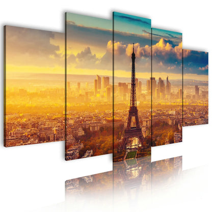 Painting Oil Wall Picture Canvas Print Forest Custom 5 Panel Natural Scenery Chinese Decoration Home Art