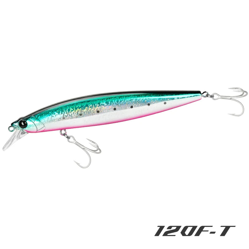 120F Ultra-long Casting Floating Saltwater Minnow 120mm 19g  Weight Artificial Bait