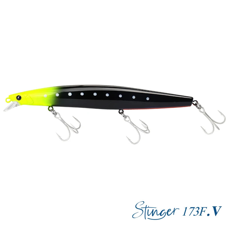 Ultra-long Casting Floating Minnow 173mm 37.5g Saltwater Fishing Lure STINGER Artificial Large Hard Baits