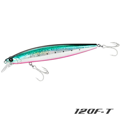 Floating Minnow 120mm 19g Long Casting Sea Fishing Lure STINGER  Center Of Gravity Hard Baits