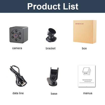 Mini Camera MD18  Action Sports Cameras Video Body Mini Camera 1080P Outdoor Security Sport DV Cam