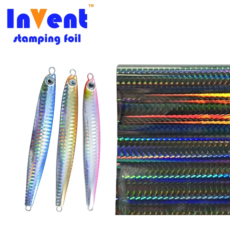 Holographic Laser Fish Scales PET Material Heat Transfer Foil for Fishing Lures Stamping Foil