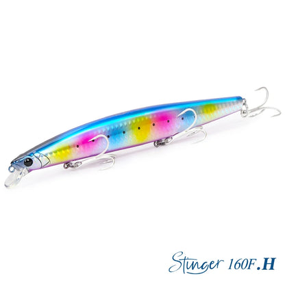 Floating Minnow Fishing Lure STINGER 163mm 31g Long Casting Artificial Seabass Saltwater Large Hard Baits