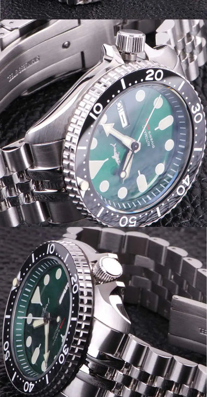 HEIMDALLR Sharkey SKX007 Vintage Diver Watch Mechanical Men Watches 200M Sapphire crystal Luminous NH36 Automatic Movement watch