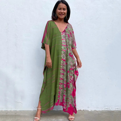 Beach Cover Up, Women Beach Kaftan Cotton Sarong Beachwear Dress Swimsuit Cover