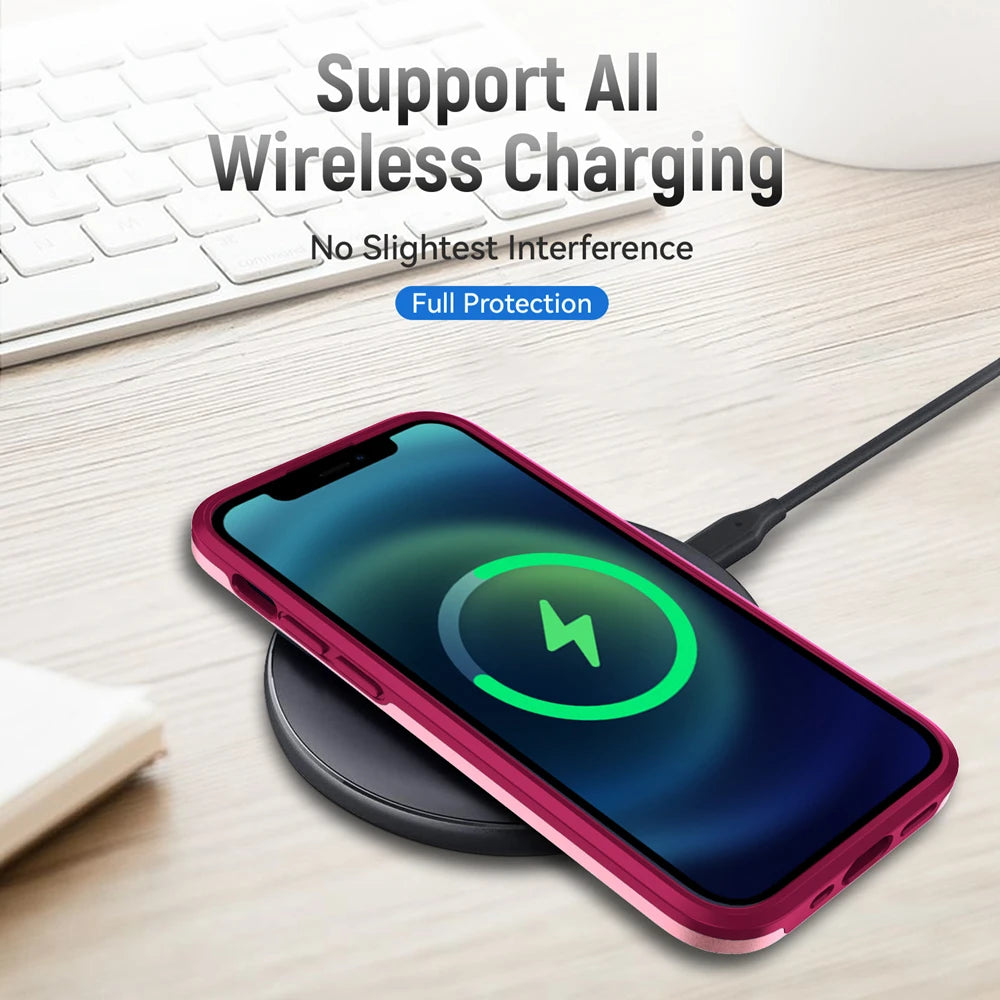 Heavy Duty Hybrid Armor Phone Case For iPhone 17 Air 16 15 13 11 14 Plus 12 Pro MAX Drop Protection Shockproof Hard Cover