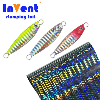 Holographic Laser Fish Scales PET Material Heat Transfer Foil for Fishing Lures Stamping Foil