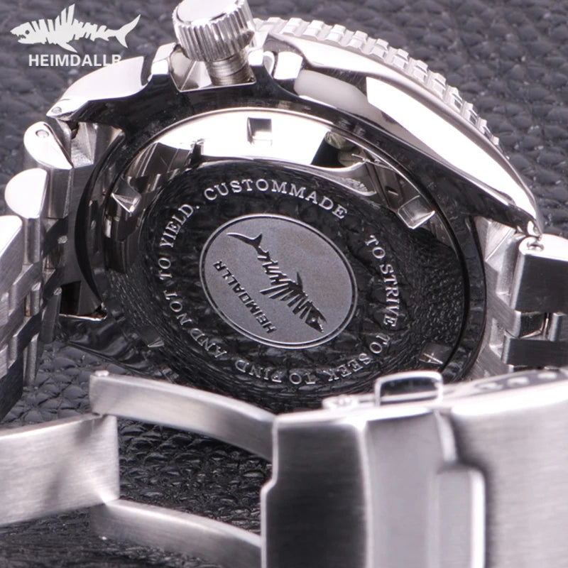 HEIMDALLR Sharkey SKX007 Vintage Diver Watch Mechanical Men Watches 200M Sapphire crystal Luminous NH36 Automatic Movement watch