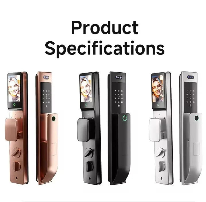 Israeli  Automatic Electronic Palm Biometric WIFI 3D Face Recognition Digital Card Video Rfid Hotel Locks