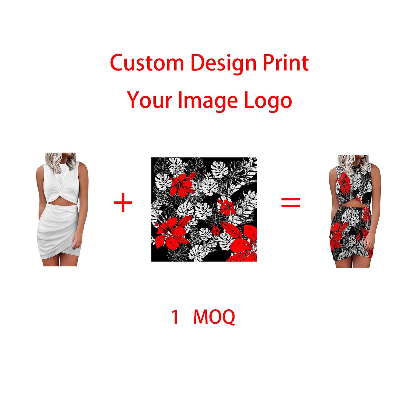 Midnight Party Mini Dress Polynesian Hawaii Print Slim Package Hip Dress Island Sleeveless Dress