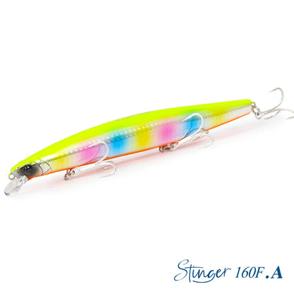 Floating Minnow Fishing Lure DW110 STINGER 163mm 31g Sea Fishing Hard Bait Piura Seabass Baits