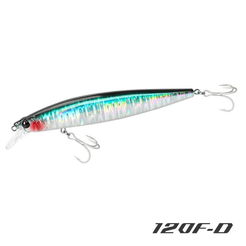 120F Ultra-long Casting Floating Saltwater Minnow 120mm 19g  Weight Artificial Bait