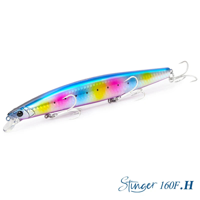 Floating Minnow Fishing Lure DW110 STINGER 163mm 31g Sea Fishing Hard Bait Piura Seabass Baits