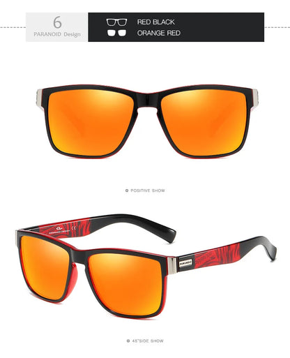 Cycling Fishing Sunglasses Men's HD Polarized Driving Sunglasses Wholesale P1518 Paranoid Hot Sale Sports Sport Glasses Men PC