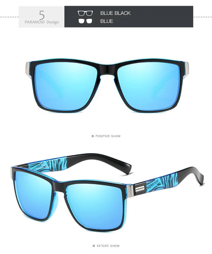 Cycling Fishing Sunglasses Men's HD Polarized Driving Sunglasses Wholesale P1518 Paranoid Hot Sale Sports Sport Glasses Men PC