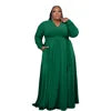 African Dresses for Women Clothing Casual Formal  Women's Dress Pocket Swing Skirt 4xl 5xl Plus Size Dress