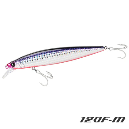 Floating Minnow 120mm 19g Long Casting Sea Fishing Lure STINGER  Center Of Gravity Hard Baits
