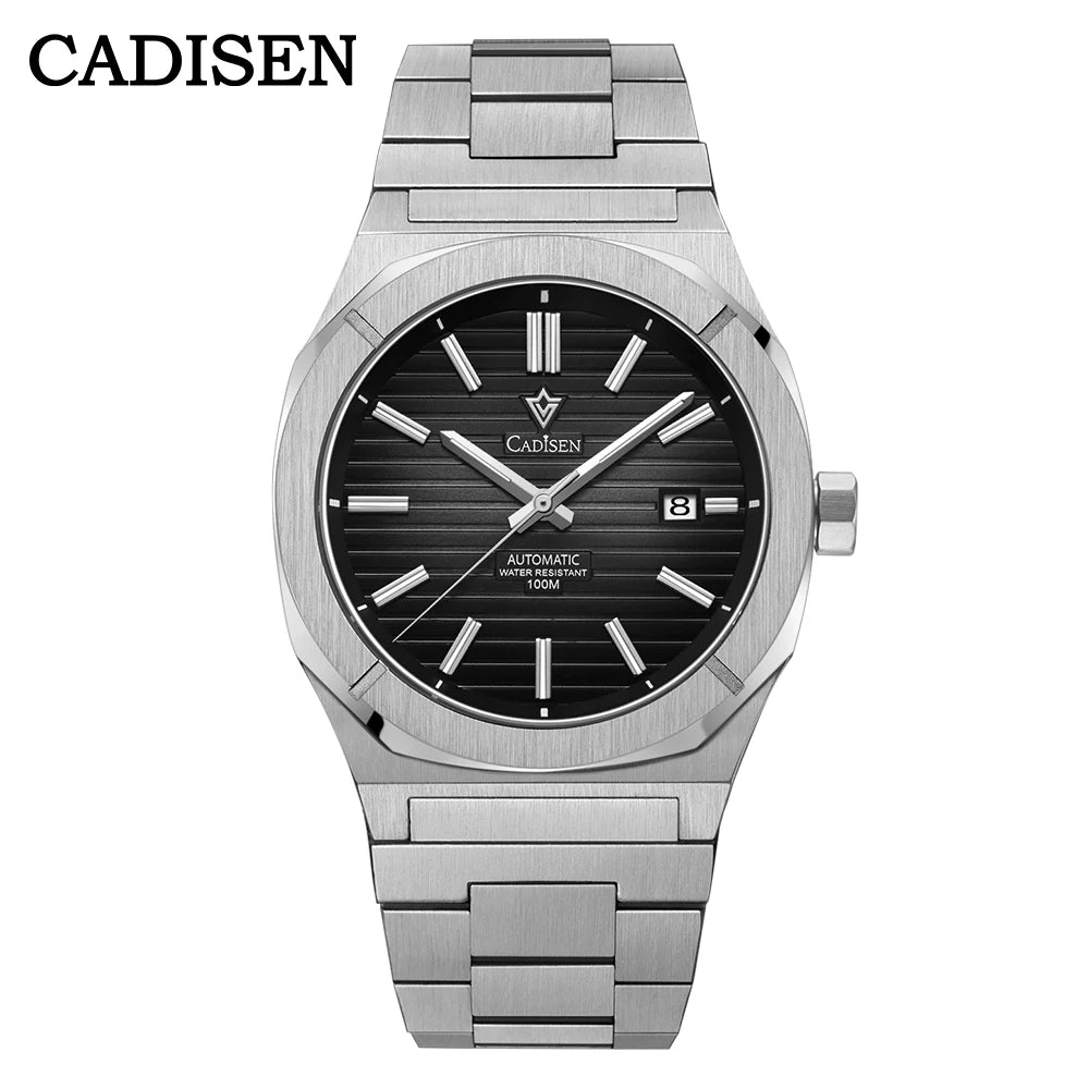 CADISEN Diver Watch Retro Luxury Sapphire MIYOTA 8215 German Designer Men Automatic Mechanical Watches 10Bar Waterproof Luminous