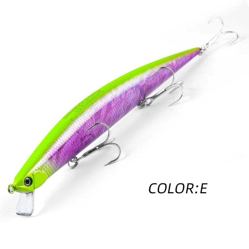 Minnow  Artificial Bait Tackle 175mm 27.7g quality fishing lures hard bait flaoting