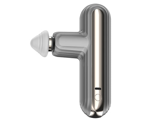 Mini Brushless Motor Massage Gun Light Pocket Grey Green Pink Silicone 4 Head for Head & Neck Hot Item