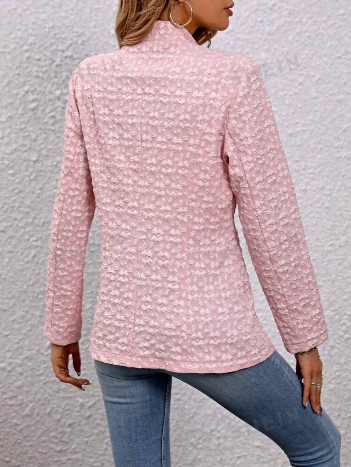 Woven Polyester Jacquard for Making Women Jacket Blazer Jumpsuit for Daily Casual Wear & Formal Wear & Vacation Holiday Wear