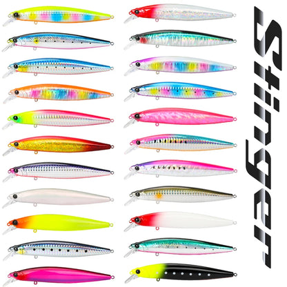 120F Ultra-long Casting Floating Saltwater Minnow 120mm 19g  Weight Artificial Bait