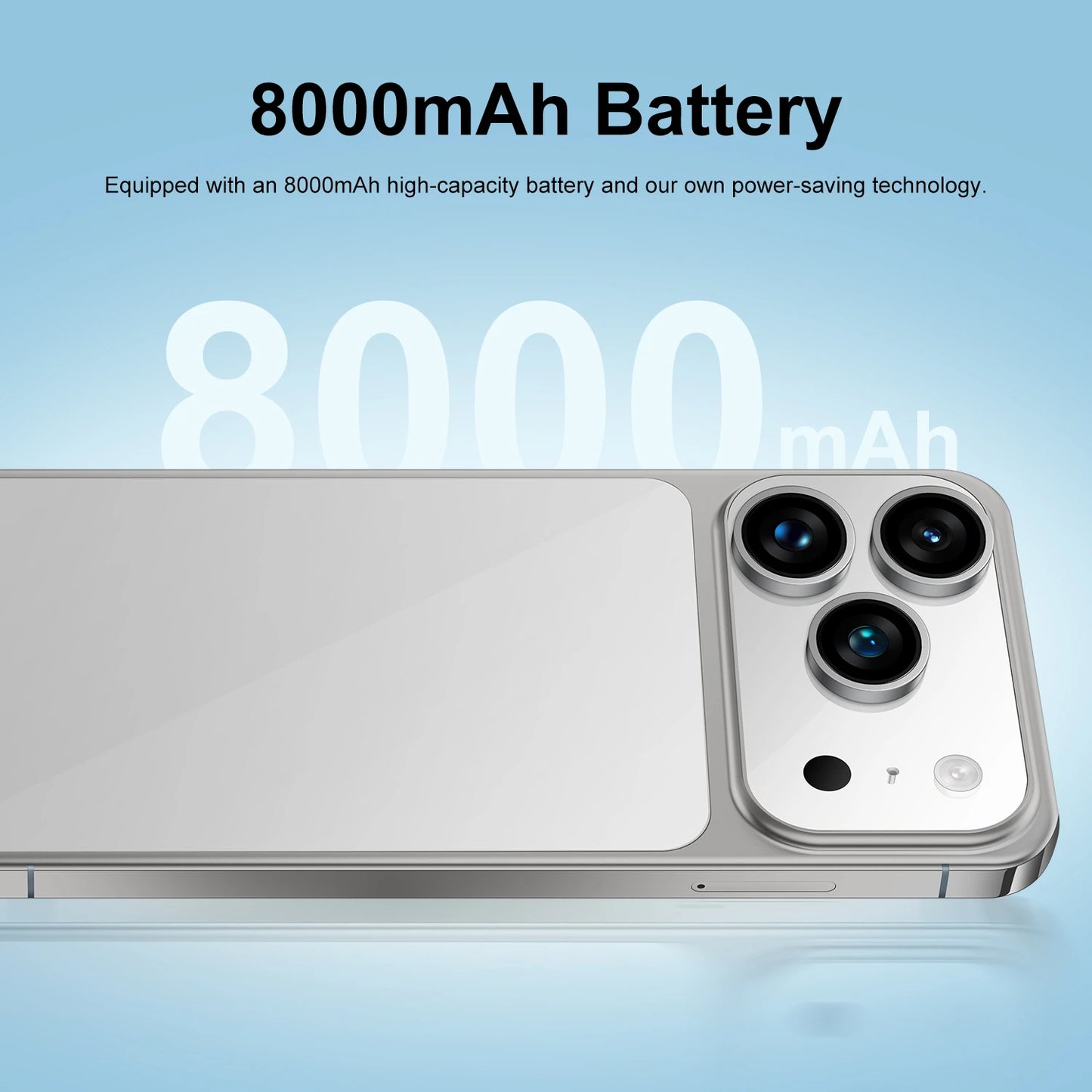 17 Pro Max Ultra 7.3 Inch Unlocked Mobile Phones Dual Sim 8GB+256GB Global Version Smart Phone Android Smartphones