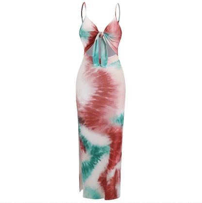 Night dresses for woman sexy tight knit bow sleeveless halter dress backless halter  floor length  long gowns for women elegant