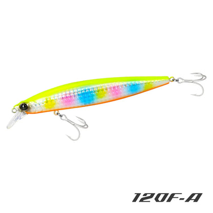 Floating Minnow 120mm 19g Long Casting Sea Fishing Lure STINGER  Center Of Gravity Hard Baits
