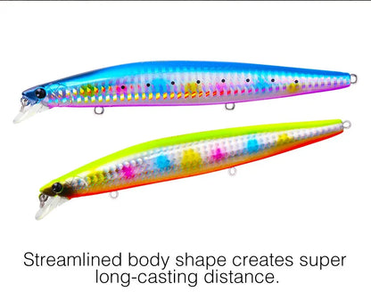 Sinking Minnow Fishing Baits140mm Saltwater Lures Pike Big Game Sea Fishing Tackle Stinger Hard Wobbler