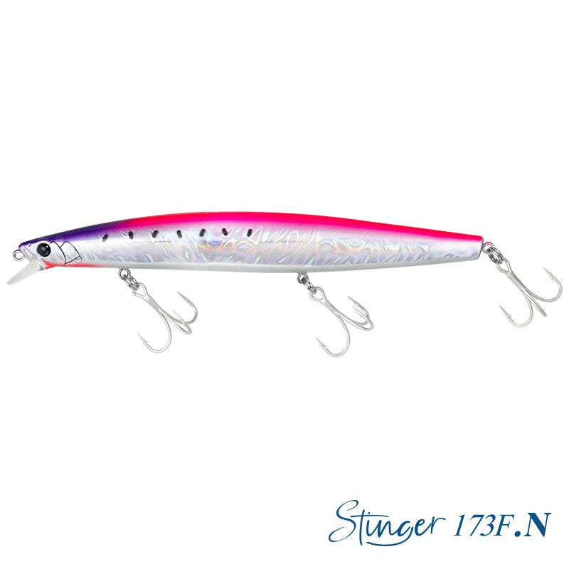 Ultra-long Casting Floating Minnow 173mm 37.5g Saltwater Fishing Lure STINGER Artificial Large Hard Baits