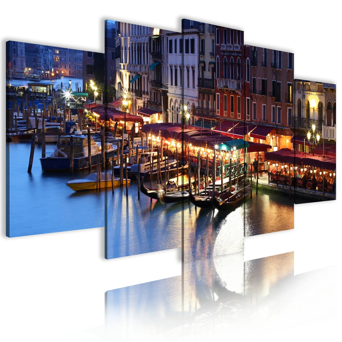 Painting Oil Wall Picture Canvas Print Forest Custom 5 Panel Natural Scenery Chinese Decoration Home Art